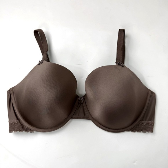Paramour Other - Paramour Felina Seamless Plunge 255455 Bra 40 DDD F Underwire T Shirt Multi Way
